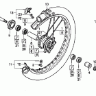 CR250R Переднее колесо
