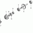 CR80R Водяной насос
