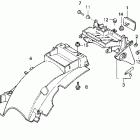 CB750 Заднее крыло
