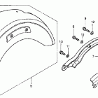 VT750CD Заднее крыло