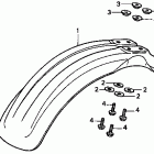 CR250R Переднее крыло