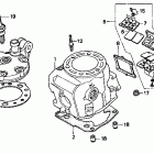 CR250R Головка цилиндра
