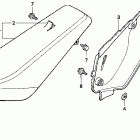 CR80R Сидение