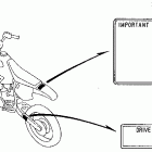 CR80R Лейбл предостережения