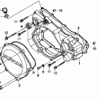 CR250R Крышка картера правая