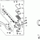 CB750 Fr. brake master cyl.