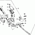 CR125R Главный тормозной цилиндр - передний