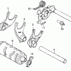 CB250 Вилка переключения передач