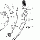 Z50R Рулевые переключатели и троса