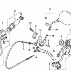 VT750CD Рулевые переключатели