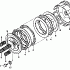 CR80R Сцепление