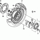 VT1100C2 Заднее колесо