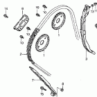 CBR900RR Цепь ГРМ и натяжитель