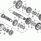 CR125R Трансмиссия