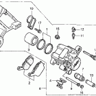 CBR900RR Задний суппорт тормозной