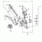 CR80R Fr. brake master cyl. 98-99