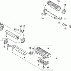 CB750 Подножки