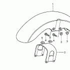 VT750CD Переднее крыло