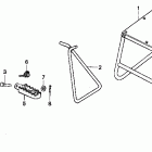 CR80R Подножки