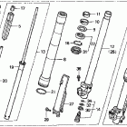 CR125R Передняя вилка
