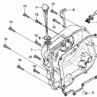 CB250 Крышка картера правая