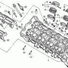 CBR900RR Головка цилиндра