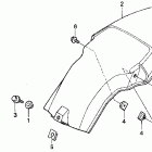 CR80R Заднее крыло