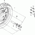CB250 Заднее колесо 2