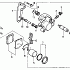 CR80R Передний тормозной суппорт