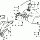 CR250R Топливный бак
