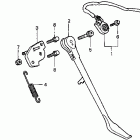 VT750CD Подножка