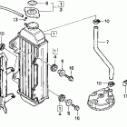 CR80R Радиатор