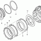 CB750 Сцепление