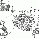 VT1100C2 Головка цилиндров задняя