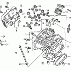 VT750CD Головка цилиндров передняя