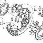 CR250R Заднее колесо