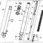 CR80R Передняя вилка