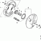 CB250 Передний тормоз
