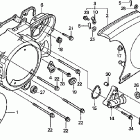 VT1100D2 Крышка картера левая