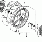 CBR600F3 Переднее колесо