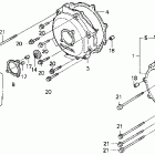ST1100 Кожух сцепления
