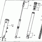 CBR600F3 Передняя вилка
