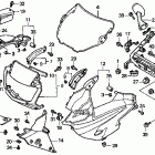 CBR600F3 Верхний обтекатель