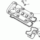 CBR600F3 Крышка головки цилиндров