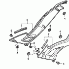 CBR600F3 Боковая панель
