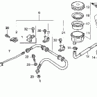 ST1100 St1100 rr. brake master cyl.