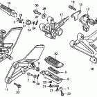 CBR600F3 Подножки