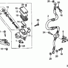 CBR600F3 Fr. brake master cyl.