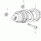 VT600CD Задний амортизатор