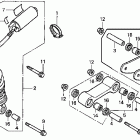 CBR600F3 Задний амортизатор